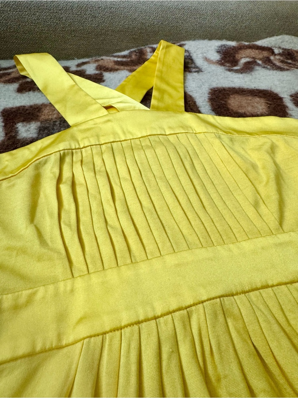 Banana Republic Ines Sundress 100% Silk Pleated Dress 2009 Resort Size 2 Rare